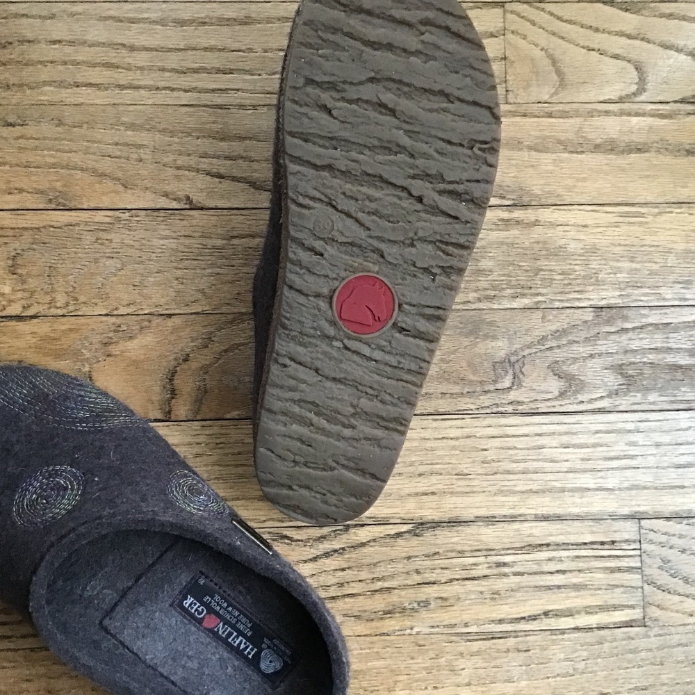 Haflinger wool clog size 39
